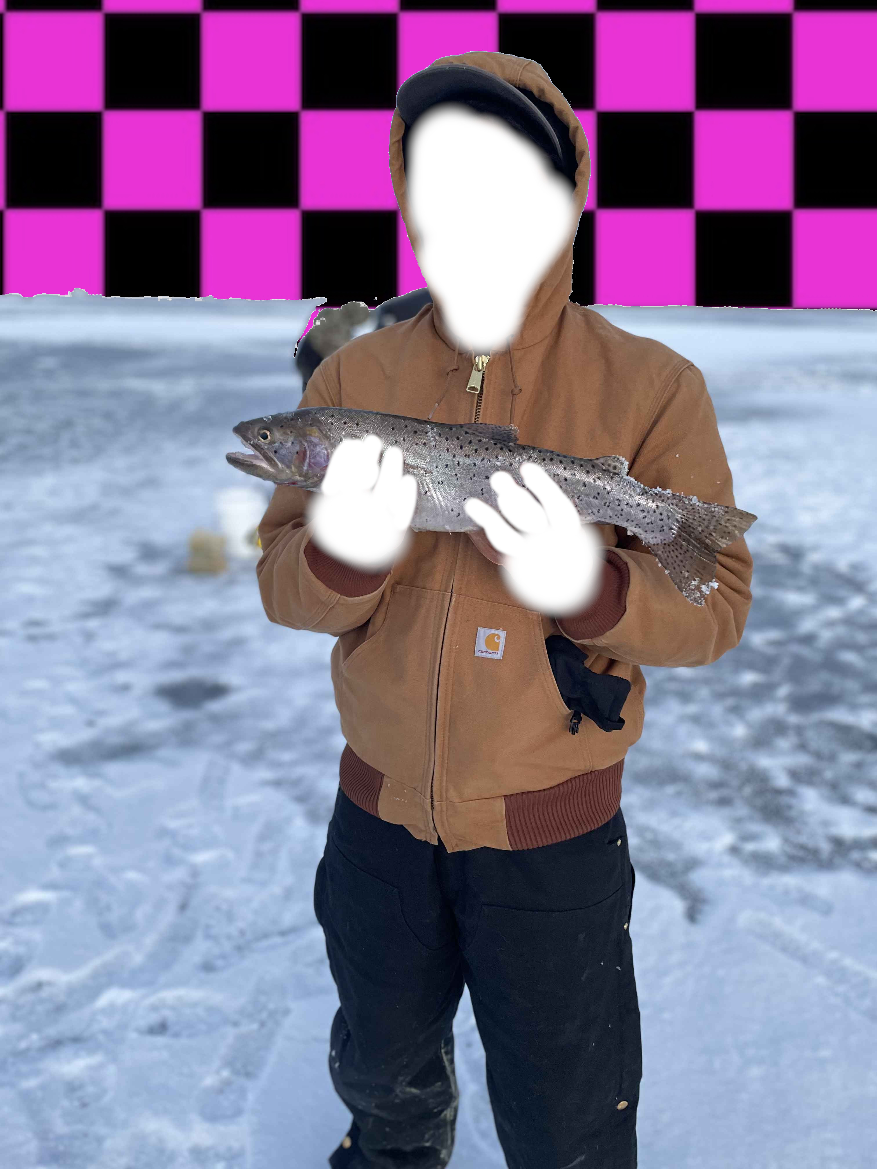 me holding 20-inch trout